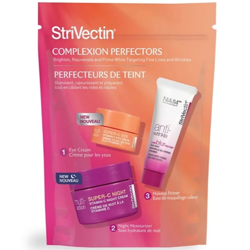 StriVectin Skincare Gift Set-Night Cream,Eye Cream & Wrinkle Blur Primer-3pc-NEW - Picture 3 of 16